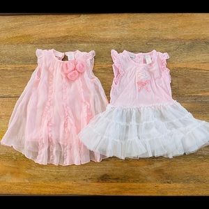 First impressions baby girl’s pink dresses